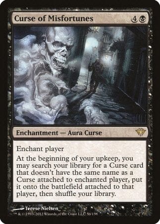 Curse of Misfortunes [Dark Ascension] MTG Single Magic: The Gathering  | Multizone: Comics And Games