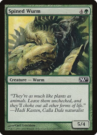 Spined Wurm [Magic 2011] MTG Single Magic: The Gathering  | Multizone: Comics And Games