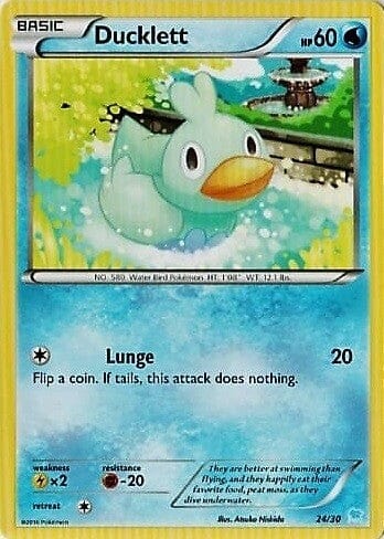 Ducklett (24/30) [XY: Trainer Kit 3 - Suicune] Pokemon Single Pokémon  | Multizone: Comics And Games