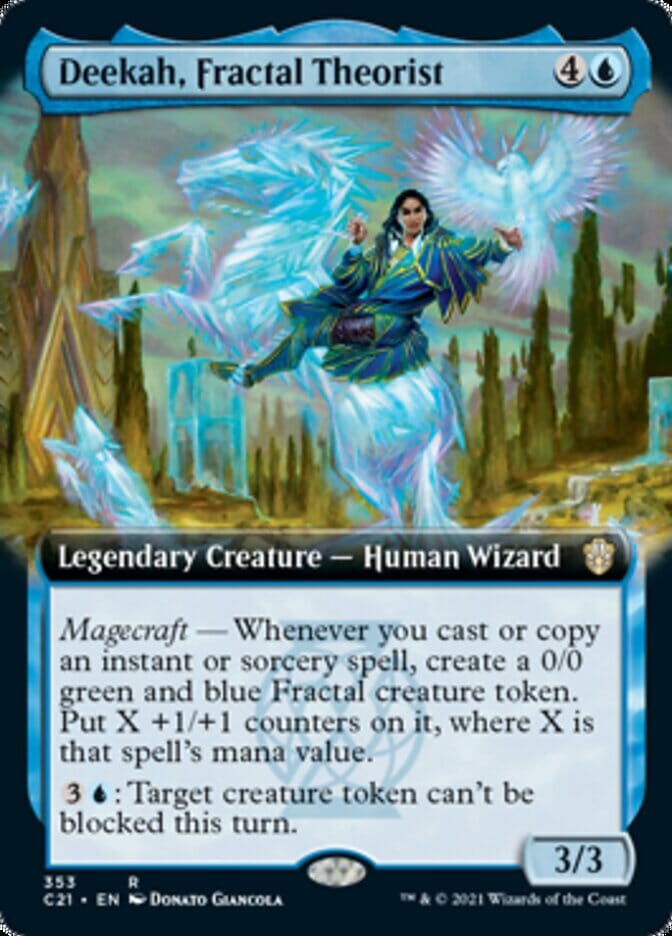 Deekah, Fractal Theorist (Extended) [Commander 2021] MTG Single Magic: The Gathering  | Multizone: Comics And Games