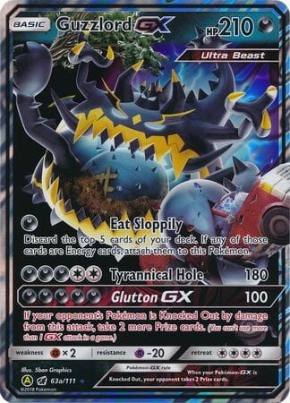 Guzzlord GX (63a/111) (Jumbo Card) [Sun & Moon: Crimson Invasion] Pokemon Single Pokémon  | Multizone: Comics And Games
