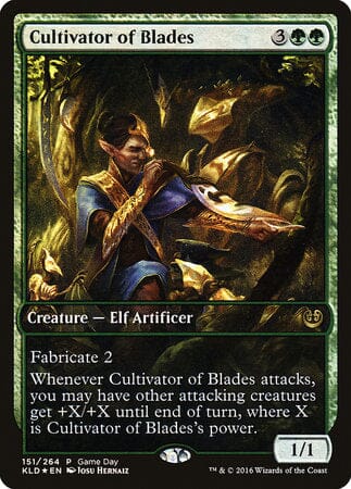 Cultivator of Blades [Kaladesh Promos] MTG Single Magic: The Gathering  | Multizone: Comics And Games