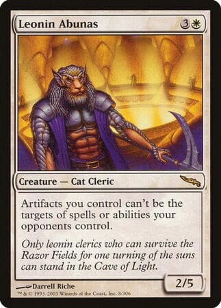 Leonin Abunas [Mirrodin] MTG Single Magic: The Gathering  | Multizone: Comics And Games