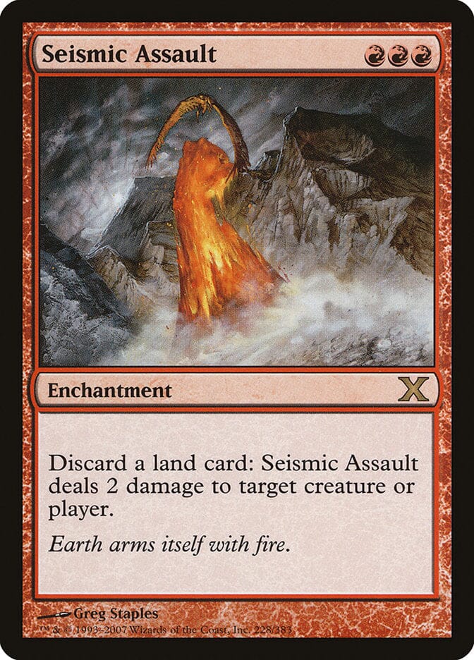 Seismic Assault [Tenth Edition] MTG Single Magic: The Gathering  | Multizone: Comics And Games