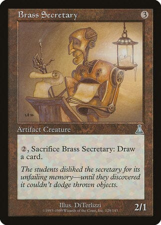 Brass Secretary [Urza's Destiny] MTG Single Magic: The Gathering  | Multizone: Comics And Games