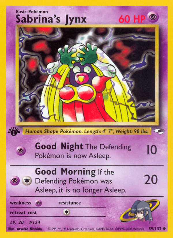 Sabrina's Jynx (59/132) [Gym Heroes 1st Edition] Pokemon Single Pokémon  | Multizone: Comics And Games
