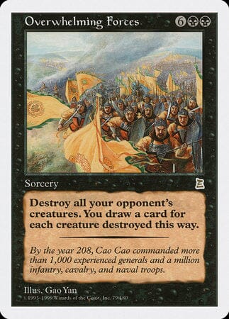 Overwhelming Forces [Portal Three Kingdoms] MTG Single Magic: The Gathering  | Multizone: Comics And Games