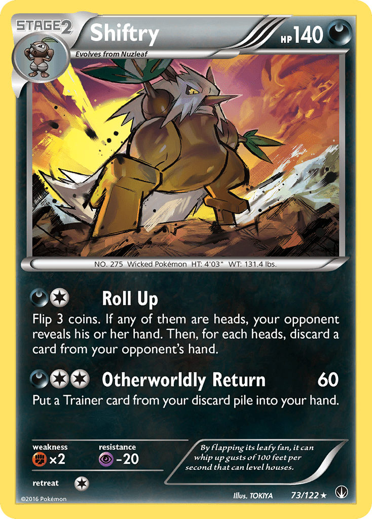 Shiftry (73/122) [XY: BREAKpoint] Pokemon Single Pokémon  | Multizone: Comics And Games