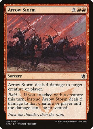 Arrow Storm [Khans of Tarkir] MTG Single Magic: The Gathering  | Multizone: Comics And Games