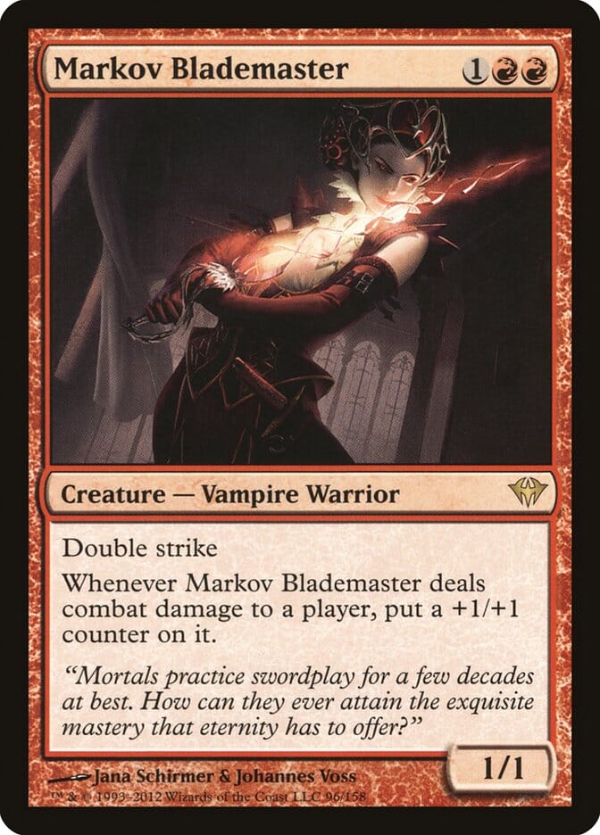 Markov Blademaster [Dark Ascension] MTG Single Magic: The Gathering  | Multizone: Comics And Games