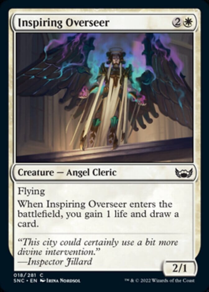 Inspiring Overseer [Streets of New Capenna] MTG Single Magic: The Gathering  | Multizone: Comics And Games
