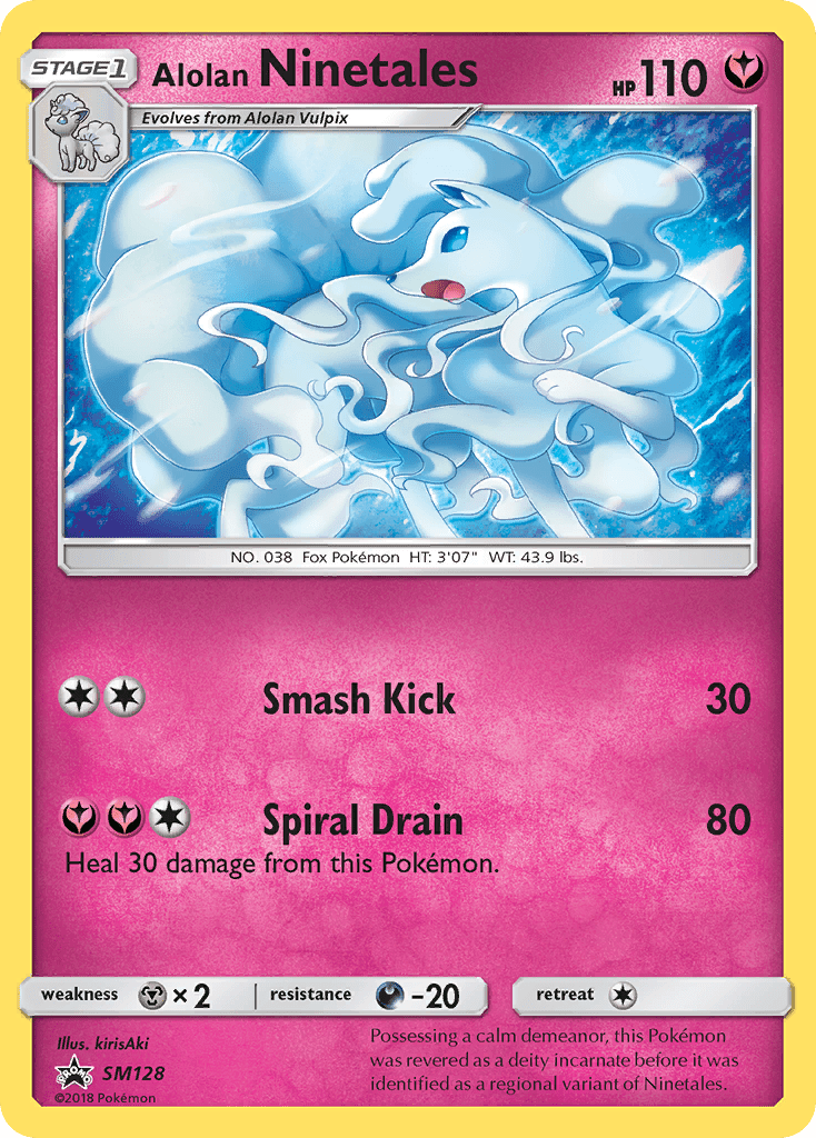 Alolan Ninetales (SM128) [Sun & Moon: Black Star Promos] Pokemon Single Pokémon  | Multizone: Comics And Games