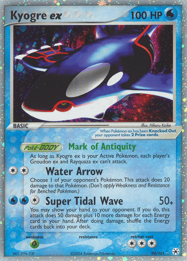 Kyogre ex (94/101) [EX: Hidden Legends] Pokemon Single Pokémon  | Multizone: Comics And Games