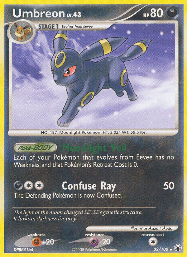 Umbreon (32/100) [Diamond & Pearl: Majestic Dawn] Pokemon Single Pokémon  | Multizone: Comics And Games
