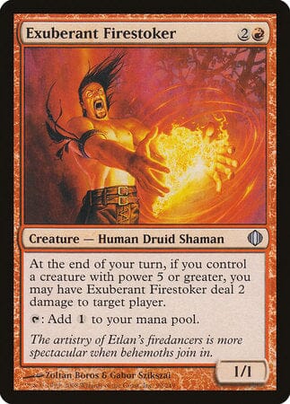 Exuberant Firestoker [Shards of Alara] MTG Single Magic: The Gathering  | Multizone: Comics And Games