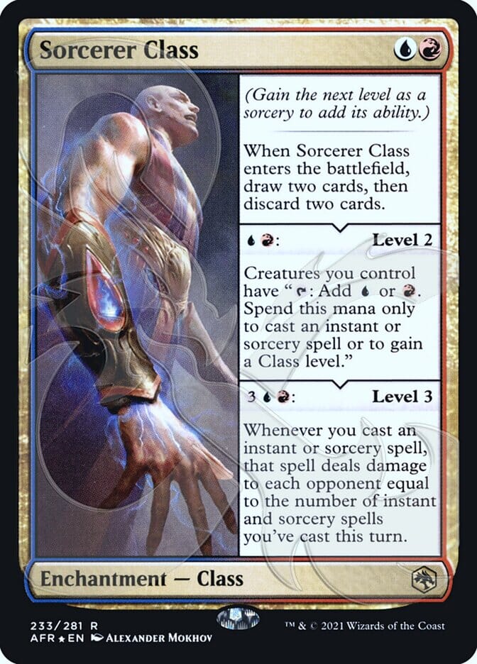 Sorcerer Class (Ampersand Promo) [Dungeons & Dragons: Adventures in the Forgotten Realms Promos] MTG Single Magic: The Gathering  | Multizone: Comics And Games