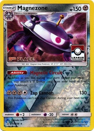 Magnezone (83/156) (League Promo 3rd Place) [Sun & Moon: Ultra Prism] Pokemon Single Pokémon  | Multizone: Comics And Games