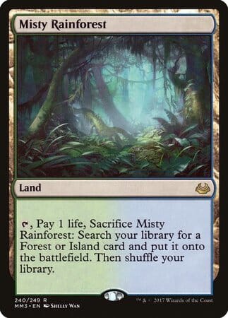 Misty Rainforest [Modern Masters 2017] MTG Single Magic: The Gathering  | Multizone: Comics And Games