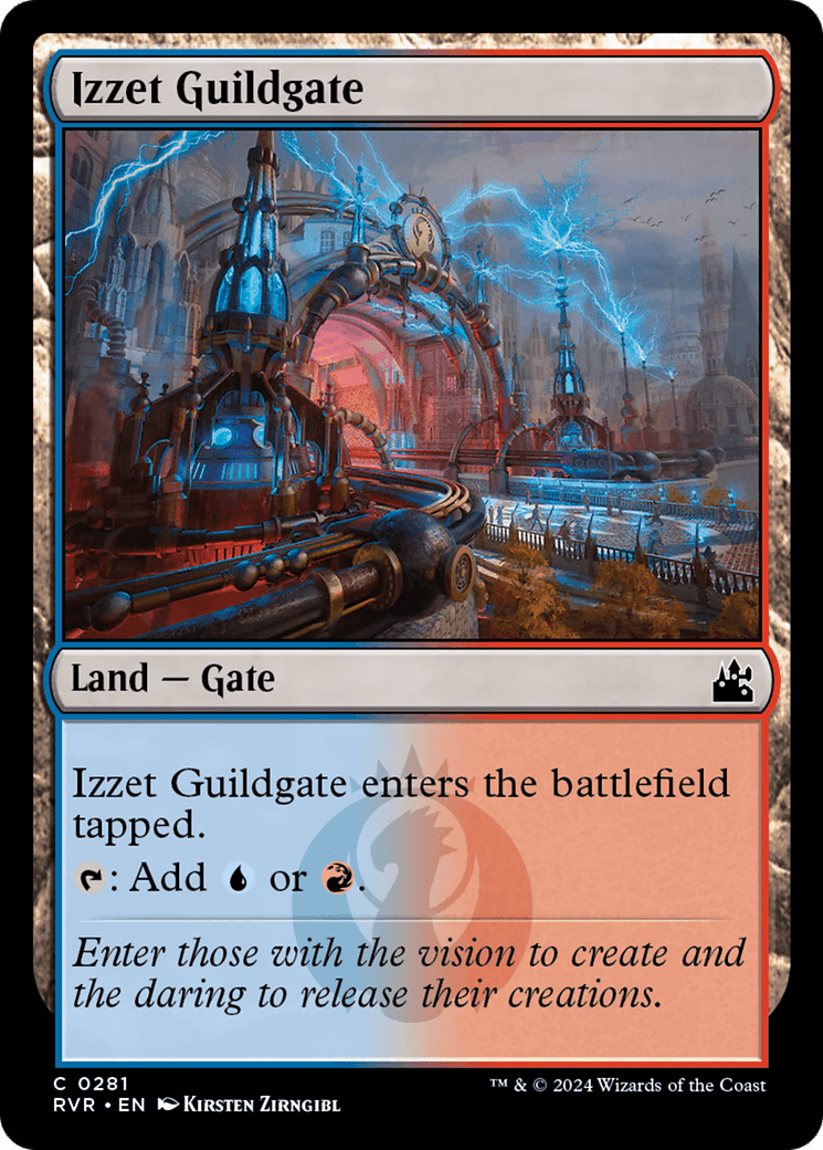 Izzet Guildgate [Ravnica Remastered] MTG Single Magic: The Gathering  | Multizone: Comics And Games