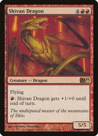 Shivan Dragon [Magic 2010] MTG Single Magic: The Gathering  | Multizone: Comics And Games