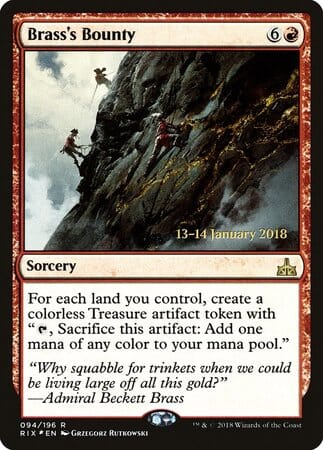 Brass's Bounty [Rivals of Ixalan Promos] MTG Single Magic: The Gathering  | Multizone: Comics And Games