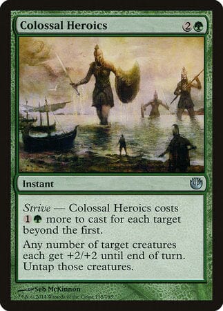 Colossal Heroics [Journey into Nyx] MTG Single Magic: The Gathering  | Multizone: Comics And Games