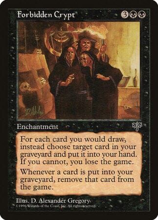 Forbidden Crypt [Mirage] MTG Single Magic: The Gathering  | Multizone: Comics And Games