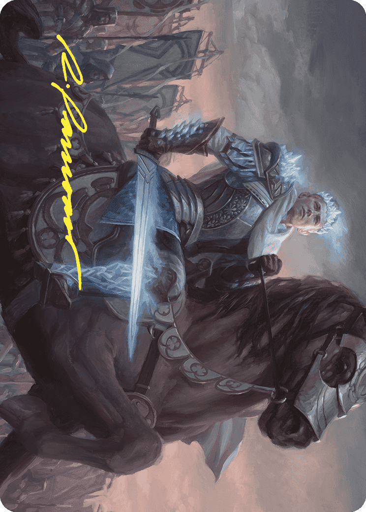 Will, Scion of Peace Art Card (Gold-Stamped Signature) [Wilds of Eldraine Art Series] MTG Single Magic: The Gathering  | Multizone: Comics And Games