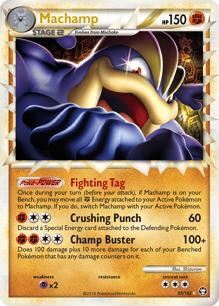 Machamp (95/102) [HeartGold & SoulSilver: Triumphant] Pokemon Single Pokémon  | Multizone: Comics And Games