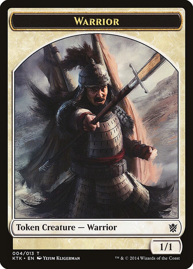 Warrior (004/013) [Khans of Tarkir Tokens] MTG Single Magic: The Gathering  | Multizone: Comics And Games