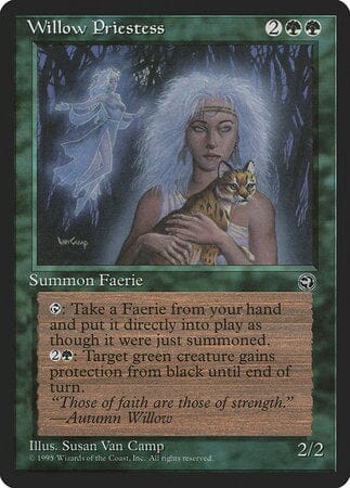 Willow Priestess [Homelands] MTG Single Magic: The Gathering  | Multizone: Comics And Games