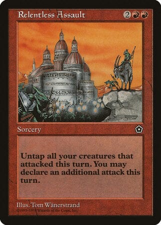 Relentless Assault [Portal Second Age] MTG Single Magic: The Gathering  | Multizone: Comics And Games