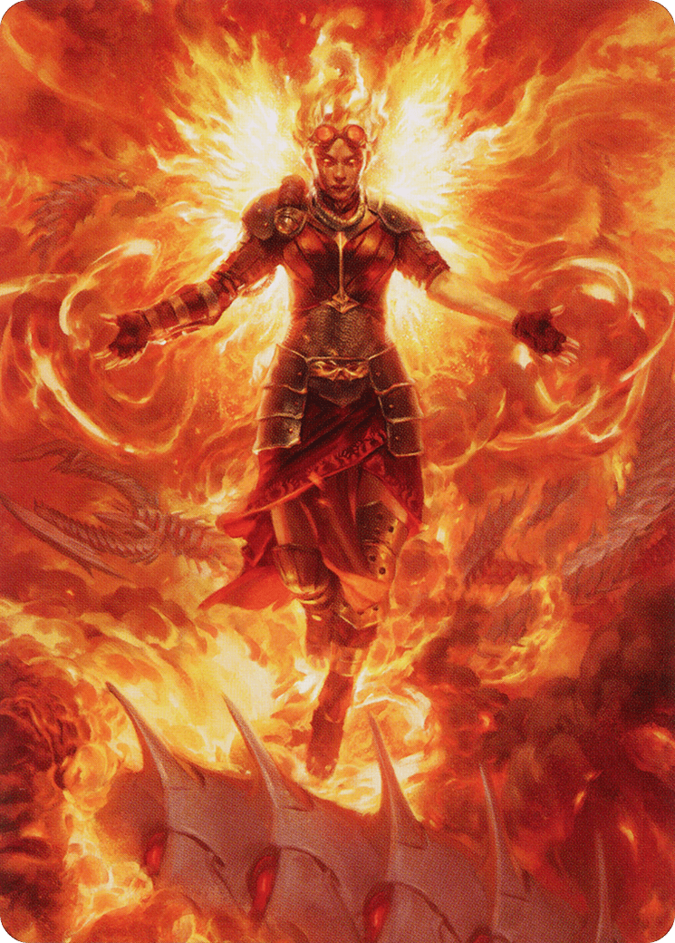 Chandra, Hope's Beacon Art Card [March of the Machine Art Series] MTG Single Magic: The Gathering  | Multizone: Comics And Games