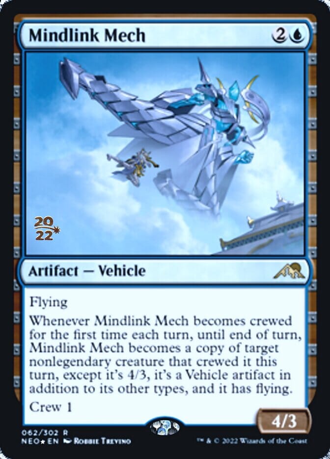 Mindlink Mech [Kamigawa: Neon Dynasty Prerelease Promos] MTG Single Magic: The Gathering  | Multizone: Comics And Games