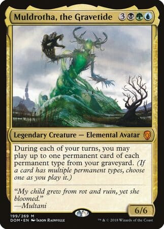 Muldrotha, the Gravetide [Dominaria] MTG Single Magic: The Gathering  | Multizone: Comics And Games