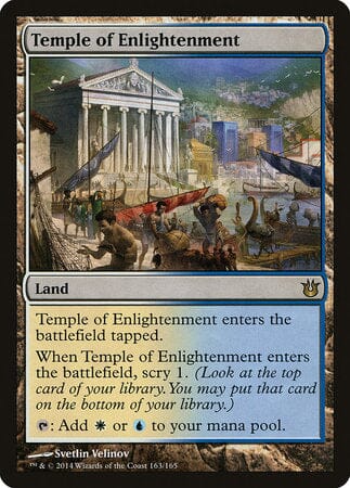 Temple of Enlightenment [Born of the Gods] MTG Single Magic: The Gathering  | Multizone: Comics And Games