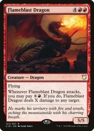 Flameblast Dragon [Commander 2018] MTG Single Magic: The Gathering  | Multizone: Comics And Games