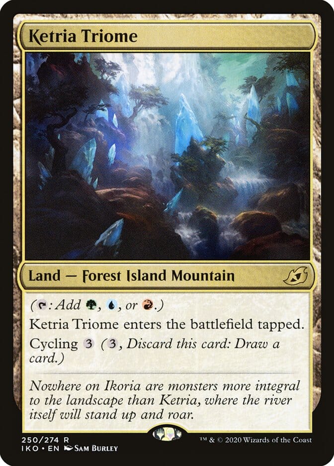 Ketria Triome [Ikoria: Lair of Behemoths] MTG Single Magic: The Gathering  | Multizone: Comics And Games