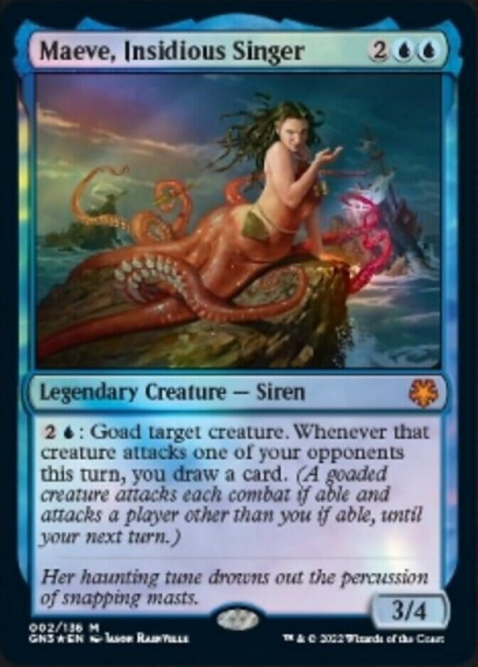 Maeve, Insidious Singer [Game Night: Free-for-All] MTG Single Magic: The Gathering  | Multizone: Comics And Games