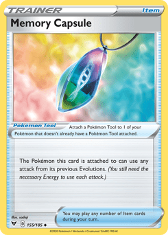 Memory Capsule (155/185) [Sword & Shield: Vivid Voltage] Pokemon Single Pokémon  | Multizone: Comics And Games