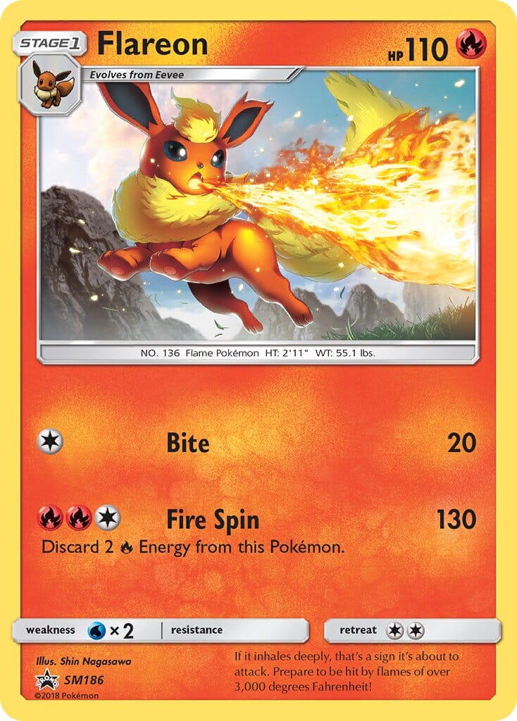 Flareon (SM186) [Sun & Moon: Black Star Promos] Pokemon Single Pokémon  | Multizone: Comics And Games