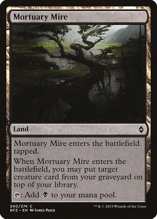 Mortuary Mire [Battle for Zendikar] MTG Single Magic: The Gathering  | Multizone: Comics And Games