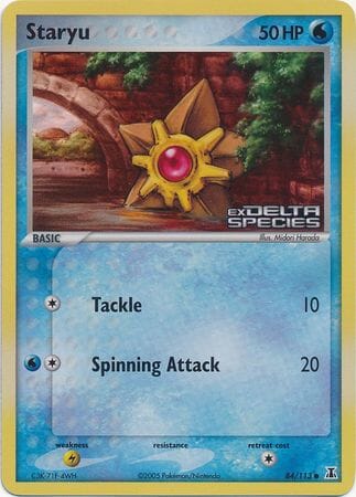Staryu (84/113) (Stamped) [EX: Delta Species] Pokemon Single Pokémon  | Multizone: Comics And Games