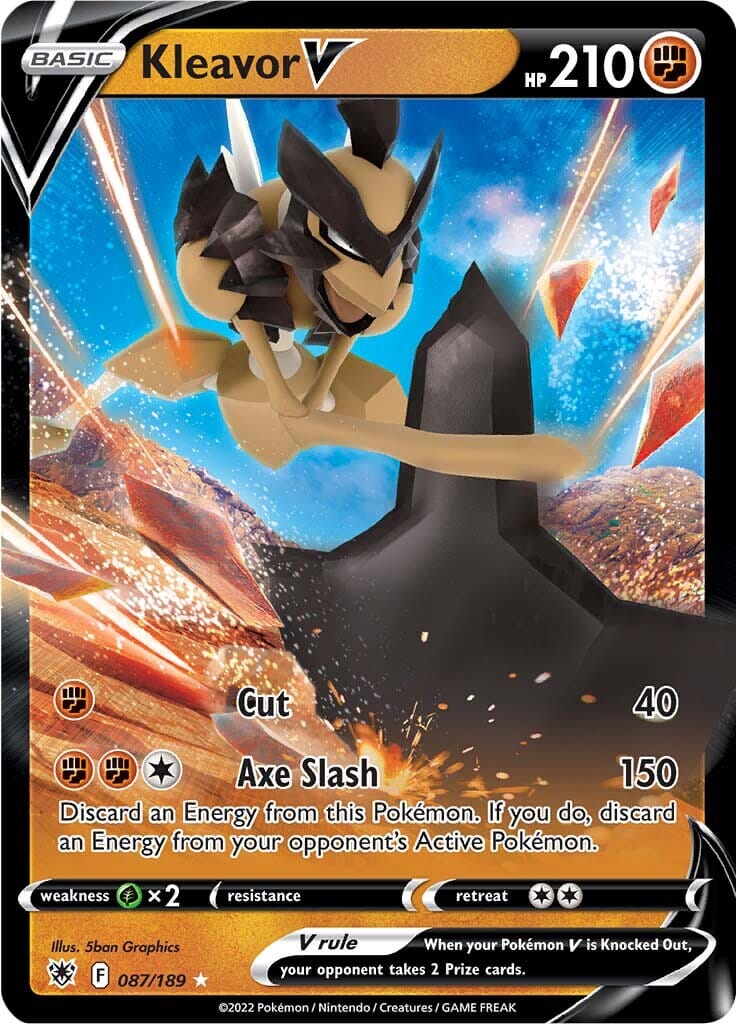 Kleavor V (087/189) [Sword & Shield: Astral Radiance] Pokemon Single Pokémon  | Multizone: Comics And Games