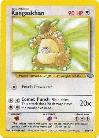 Kangaskhan (21/64) [Jungle Unlimited] Pokemon Single Pokémon  | Multizone: Comics And Games