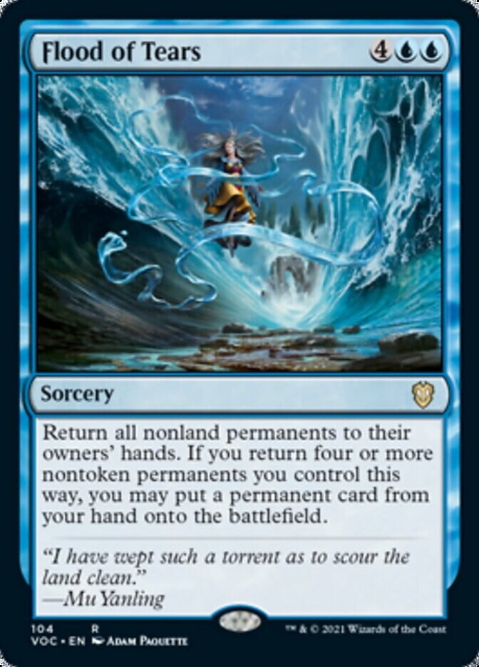 Flood of Tears [Innistrad: Crimson Vow Commander] MTG Single Magic: The Gathering  | Multizone: Comics And Games