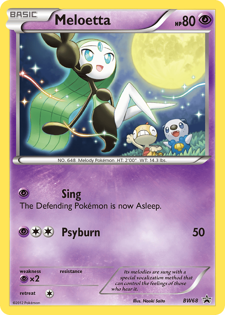 Meloetta (BW68) [Black & White: Black Star Promos] Pokemon Single Pokémon  | Multizone: Comics And Games
