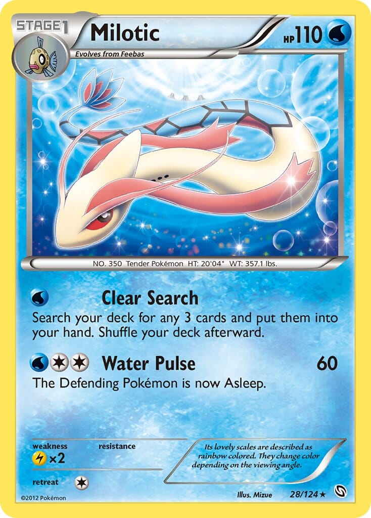 Milotic (28/124) (Theme Deck Exclusive) [Black & White: Dragons Exalted] Pokemon Single Pokémon  | Multizone: Comics And Games