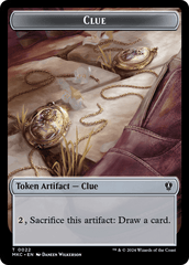 Clue // Food Double-Sided Token [Murders at Karlov Manor Commander Tokens] MTG Single Magic: The Gathering  | Multizone: Comics And Games