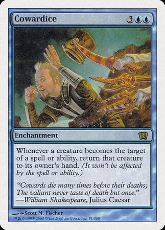 Cowardice [Eighth Edition] MTG Single Magic: The Gathering  | Multizone: Comics And Games